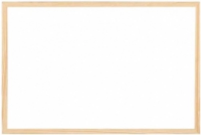 Pizarra lacada blanca para rotuladores marco madera pino natural CMZLB9012
